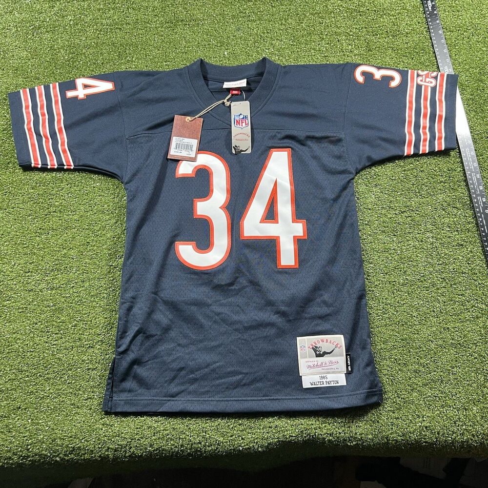 NWT Chicago Bears Walter Payton #34 Authentic Retro 1985 NFL Football Jersey S